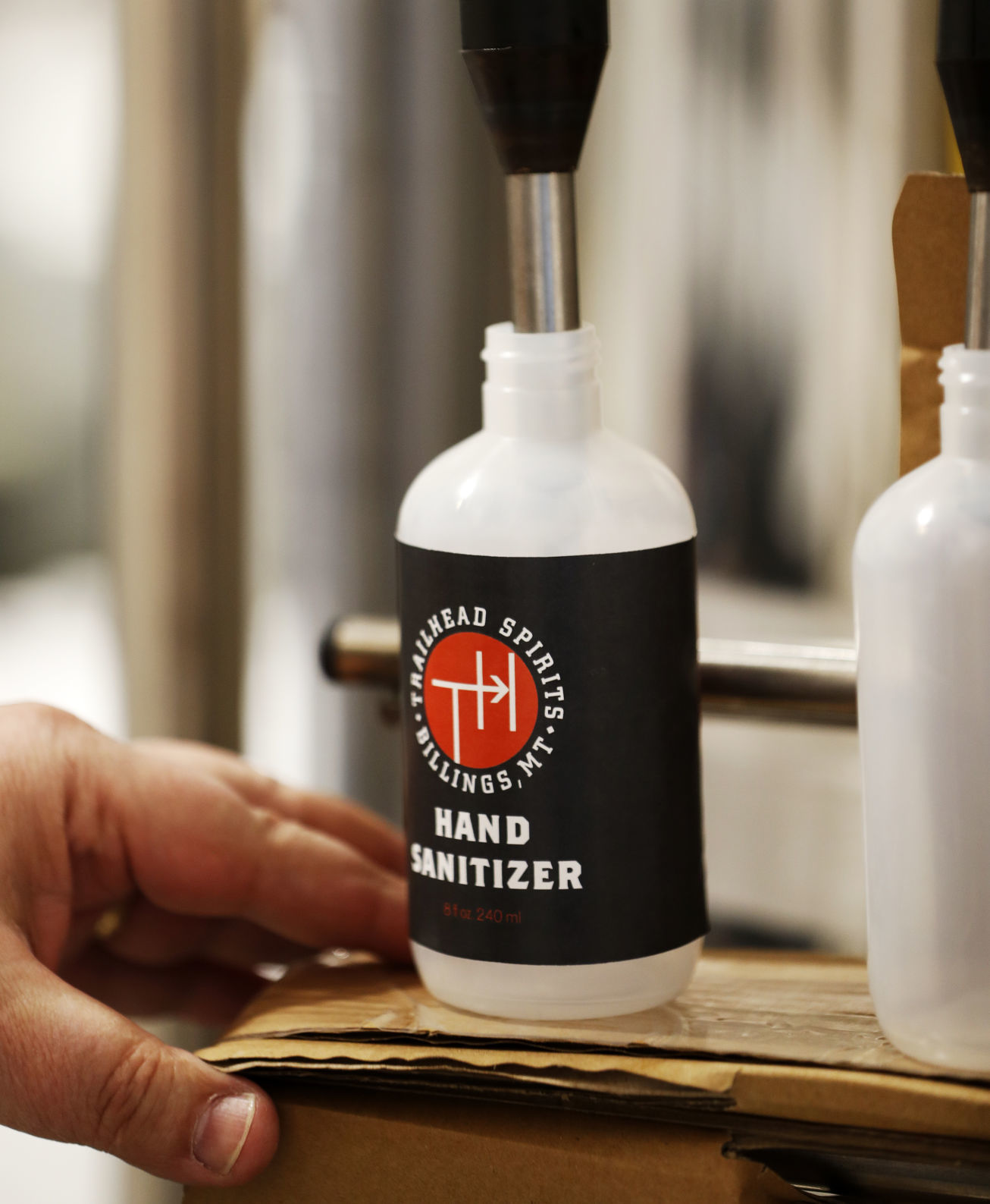 Trailhead sanitizer